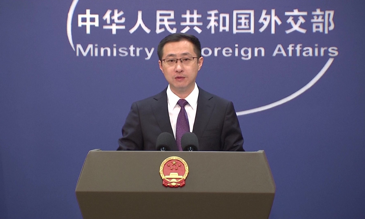 Chinese Foreign Ministry spokesperson Lin Jian Photo:VCG